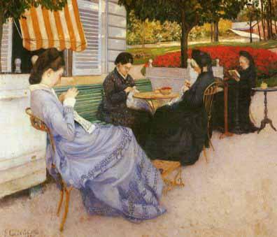 Gustave Caillebotte Portraits a la campagne Germany oil painting art